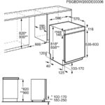 AEG FEE6491AZM Serie 6000 – Geschirrspüler, 14 Maßgedecke, Energieeffizienzklasse C, 60 cm – Bild 2