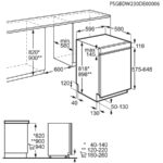 AEG FES7574APM – Geschirrspüler, 14 Maßgedecke, Energieeffizienzklasse B, 60 cm – Bild 2