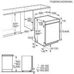 AEG FES7672APM 5000 – Geschirrspüler, 14 Maßgedecke, Energieeffizienzklasse A, 60 cm – Bild 2
