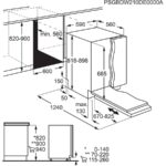 AEG FSE75747P – Geschirrspüler, 14 Maßgedecke, Energieeffizienzklasse B, 60 cm – Bild 2