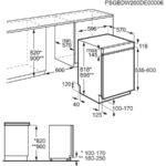 AEG GT620B2SCM 6000 – Geschirrspüler, 13 Maßgedecke, Energieeffizienzklasse B, 60 cm – Bild 2