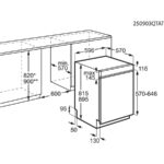 AEG GT7200A1SCM 7000 – Geschirrspüler, 13 Maßgedecke, Energieeffizienzklasse A, 60 cm – Bild 2