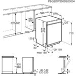 AEG GU620B2SCM 6000 – Geschirrspüler, 13 Maßgedecke, Energieeffizienzklasse B, 60 cm – Bild 2