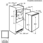 AEG TAB6L88ES Serie 6000 – Gefrierschrank, 98 l, Energieeffizienzklasse E, No Frost – Bild 2