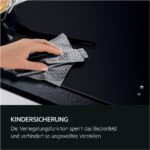 AEG TO64IM0FXB Stahl – Glaskeramik-Kochfeld (autark), 4 Kochzonen, 58 cm, 7350 W – Bild 10