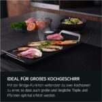 AEG TO64IM0FXB Stahl – Glaskeramik-Kochfeld (autark), 4 Kochzonen, 58 cm, 7350 W – Bild 4