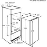 AEG TSF5O12WDF Serie 5000 OptiSpace – Kühlschrank, 181 l, Energieeffizienzklasse D, No Frost – Bild 2