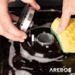 Arebos 5 Flammen Erdgas Propangas – Gasherd, 5 Kochzonen – Bild 11