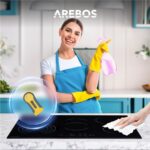 Arebos | 8700 W | 5 Kochzonen | 77 cm | autark | – Glaskeramik-Kochfeld, 5 Kochzonen, 77 cm – Bild 7