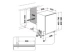 Bauknecht B0I D541A S – Geschirrspüler, 14 Maßgedecke, Energieeffizienzklasse C, 60 cm – Bild 2