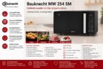 Bauknecht M254SM – Mikrowelle mit Grill und Dampfgarfunktion, 25 l, 900 W, mit Grill – Bild 2