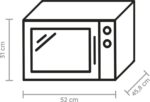 Bauknecht MW 49 BL – Mikrowelle, 25 l, 800 W, mit Grill – Bild 5