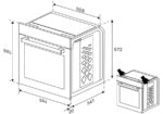 Beko BBUM13329XS – Einbauherdset, 72 l, 4 Kochzonen, Energieeffizienzklasse A – Bild 2
