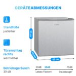 Bomann GB 341.1 INOX A++ 30L – Gefrierschrank, 31 l, Energieeffizienzklasse E – Bild 7