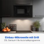 Bomann MWG 2215 EB – Mikrowelle, 20 l, 800 W, mit Grill – Bild 2