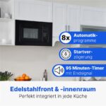 Bomann MWG 2215 EB – Mikrowelle, 20 l, 800 W, mit Grill – Bild 5