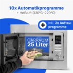 Bomann MWG 2216 H EB 25L – Mikrowelle, 25 l, 900 W, mit Grill – Bild 5