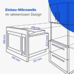 Bomann MWG 3001 H EB 25L RAHMENLOS – Mikrowelle, 25 l, 900 W, mit Grill – Bild 4