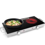 Bomann PC-DKP 1211 INFRAROT-DOPPELKOCHPLATTE 2800W Elektrokochzone – Glaskeramik-Kochfeld, 2 Kochzonen, 66 cm, 2800 W – Bild 8