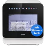 Bomann TSG 5702 – Tischgeschirrspüler, 3 Maßgedecke, Energieeffizienzklasse C, 43 cm