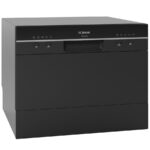 Bomann TSG 7405 – Tischgeschirrspüler, 6 Maßgedecke, Energieeffizienzklasse D, 55 cm