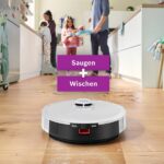 Bosch BCRD2W Spotless Advanced+ – Saugroboter mit Wischfunktion, bis 160 min Laufzeit, Lasernavigation – Bild 2