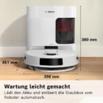 Bosch BCRD2W Spotless Advanced+ – Saugroboter mit Wischfunktion, bis 160 min Laufzeit, Lasernavigation – Bild 6