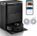 Bosch BCRDW3BX Spotless Max Cam – Saugroboter mit Wischfunktion, bis 160 min Laufzeit, Lasernavigation
