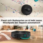 Bosch BCRDW3BX Spotless Max Cam – Saugroboter mit Wischfunktion, bis 160 min Laufzeit, Lasernavigation – Bild 10