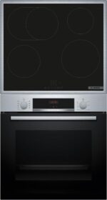 Bosch HBD435RS64 – Backofenset, 71 l, 4 Kochzonen, Energieeffizienzklasse A+