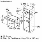 Bosch HBD435RS64 – Backofenset, 71 l, 4 Kochzonen, Energieeffizienzklasse A+ – Bild 2
