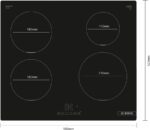 Bosch Serie 4 PUE611BB5E Induction hob – Induktionskochfeld (autark), 4 Kochzonen, 59 cm, 4600 W – Bild 3