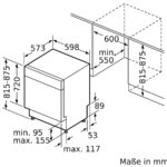 Bosch SMU4EAS28E Serie 4 – Geschirrspüler, 13 Maßgedecke, Energieeffizienzklasse A, 60 cm – Bild 2