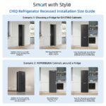 CHiQ CBM310NGC Ultrasquiet 161 kWh/Jahr – Kühl-Gefrier-Kombination, 308 l, Energieeffizienzklasse C, No Frost – Bild 7