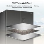 CHiQ CCD460NGE Einbau – Kühl-Gefrier-Kombination, 458 l, Energieeffizienzklasse E, No Frost – Bild 7