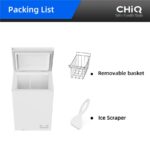 CHiQ CCF102DWE – Gefriertruhe, 101 l, Energieeffizienzklasse E – Bild 3