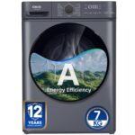 CHiQ CW07123863AX Space Pro – Waschmaschine, 7 kg, 1200 U/min, Energieeffizienzklasse A