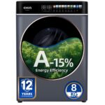 CHiQ CW086581AX – Waschmaschine, 8 kg, 1400 U/min, Energieeffizienzklasse A