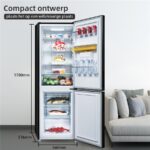 CHiQ FBM228NE4DE No Frost – Kühl-Gefrier-Kombination, 231 l, Energieeffizienzklasse E, No Frost – Bild 3
