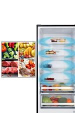 CHiQ FBM351NEI42 No Frost Touchscreen – Kühl-Gefrier-Kombination, 356 l, Energieeffizienzklasse D, No Frost – Bild 10