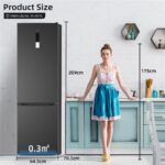 CHiQ FBM351NEI42 No Frost Touchscreen – Kühl-Gefrier-Kombination, 356 l, Energieeffizienzklasse D, No Frost – Bild 7
