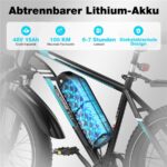 Colorway BK15M All Terrain Bike – E-Bike (All Terrain Bike), 250 W, 48 V / 15 Ah (720 Wh), bis 100 km Reichweite – Bild 4