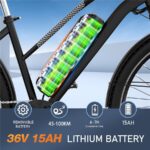 Colorway BK27 Citybike – Pedelec (Citybike), 250 W, 36 V / 15 Ah (540 Wh), bis 100 km Reichweite (Art.-Nr. 159265566) – Bild 3
