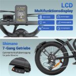 Colorway BK29T All Terrain Bike – Pedelec (All Terrain Bike), 250 W, 48 V / 15 Ah (720 Wh), bis 100 km Reichweite – Bild 5