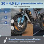 Colorway BK29T All Terrain Bike – Pedelec (All Terrain Bike), 250 W, 48 V / 15 Ah (720 Wh), bis 100 km Reichweite – Bild 6