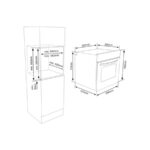 Daewoo BO6ED19MINL-DE – Backofen, 69 l, Energieeffizienzklasse A – Bild 4