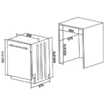 Daewoo DBFS33N49E61-DE DBFS33N49E61-DE – Geschirrspüler, 16 Maßgedecke, Energieeffizienzklasse E, 60 cm – Bild 4