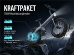Decome 250W 36V/10Ah 25kmh 7 Gang 20x4.0 All Terrain Bike – Pedelec (All Terrain Bike), 250 W, 36 V / 10 Ah (360 Wh), bis 75 km Reichweite – Bild 2