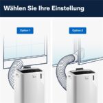 Delonghi Pinguino PAC EM90K.1 Silent Weiß/Schwarz – Mobiles Klimagerät, 9800 BTU/h, bis 29 m², Energieeffizienzklasse A – Bild 10