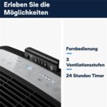 Delonghi Pinguino PAC EM90K.1 Silent Weiß/Schwarz – Mobiles Klimagerät, 9800 BTU/h, bis 29 m², Energieeffizienzklasse A – Bild 9